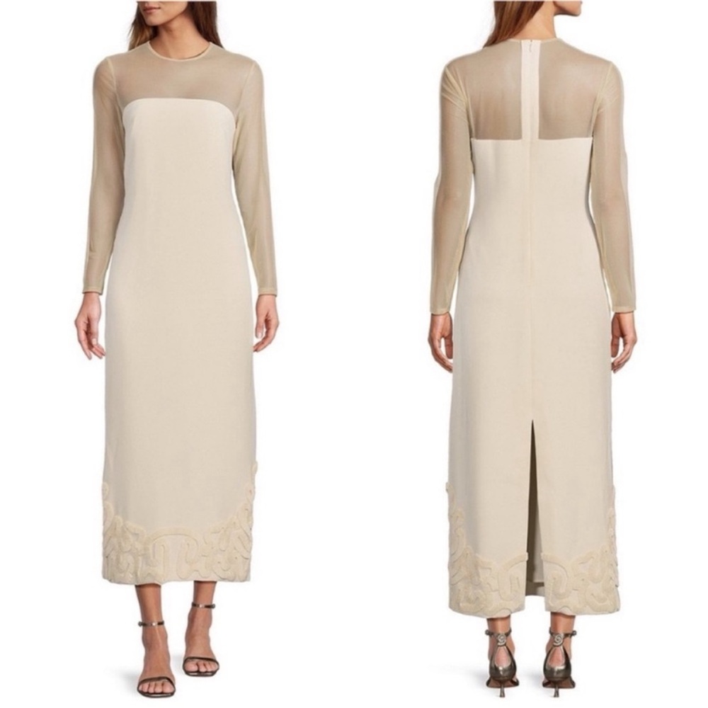 Cream Antonio Melani Cream Long Sleeve Dress Sizes 0, 2 , 4 NWT